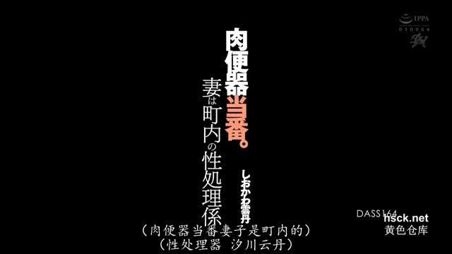 DASS-164 肉便器专门-汐川云丹详情介绍【中文字幕】